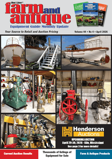 Farm and Antique Guide Monthly Update April 2026
