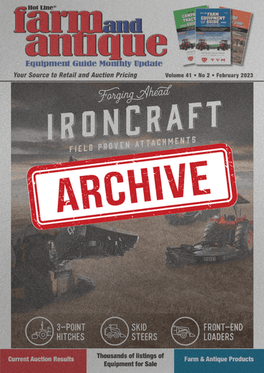 2023 Archive - Farm and Antique Equipment Guide Monthly Update