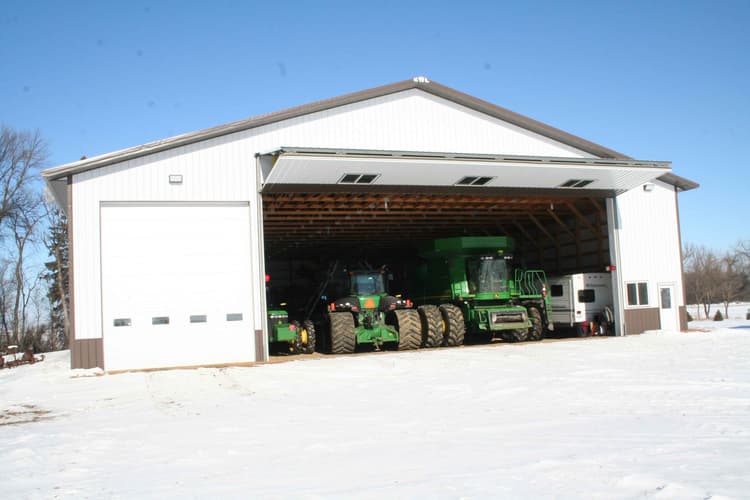 Minnesota Cold Storage Building Features Stylish Bifold Door by Schweiss Doors