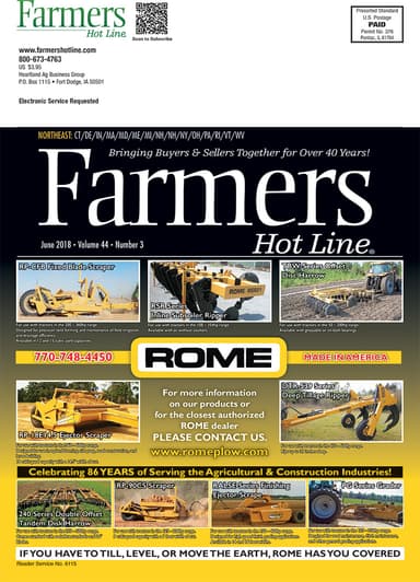 Farmers Hot Line Northeast June 2018