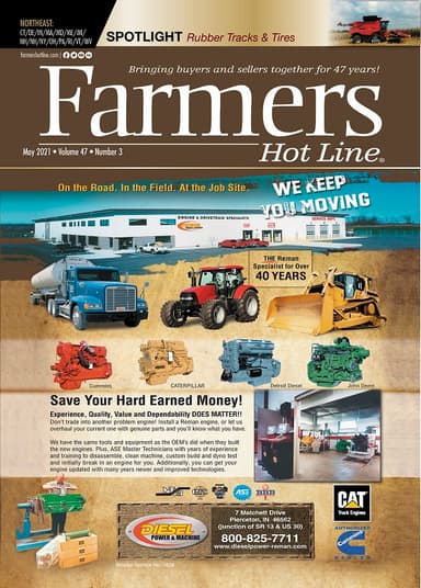 Farmers Hot Line Northeast May 2021