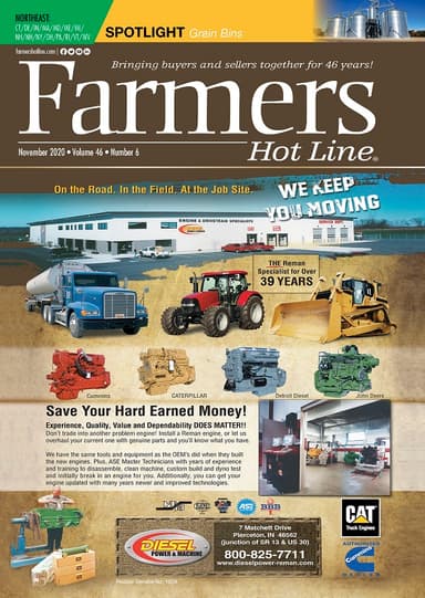 Farmers Hot Line Northeast November 2020