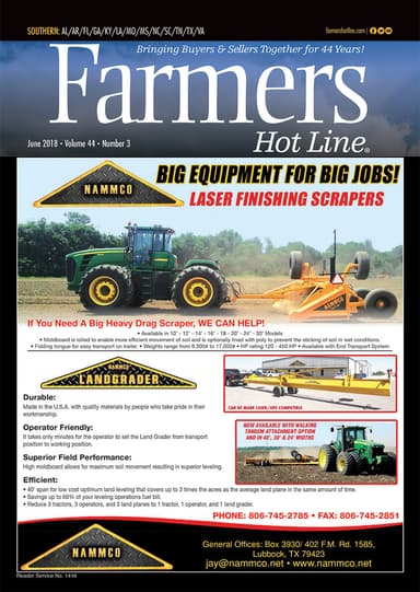 Farmers Hot Line Southern June 2018