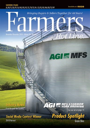 Farmers Hot Line Southern/Plains November/December 2018