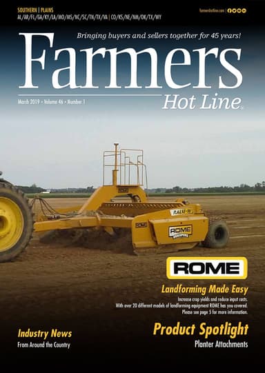 Farmers Hot Line Southern/Plains March 2019