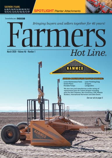 Farmers Hot Line Southern/Plains March 2020