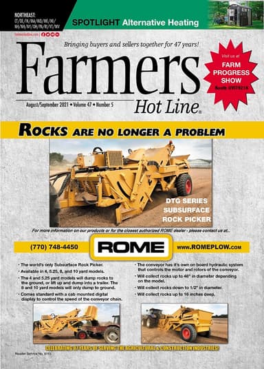 Farmers Hot Line Northeast August/September 2021