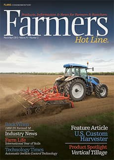 Farmers Hot Line Plains March/April 2015