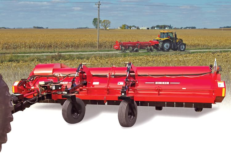 Hiniker Introduces Flail Windrower With Hydraulic End Transport