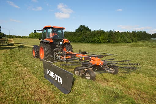 Rake In Benefits With Kubota’s RA1024T Single Rotary Rake