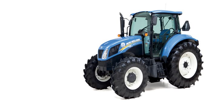 Updated New Holland T5 Tractors Optimized for Loading and Haymaking