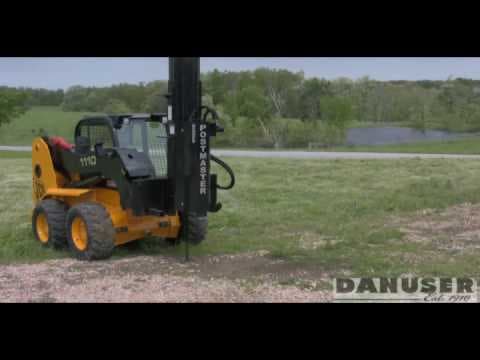 Danuser Skid Loader  Steel Post Driver