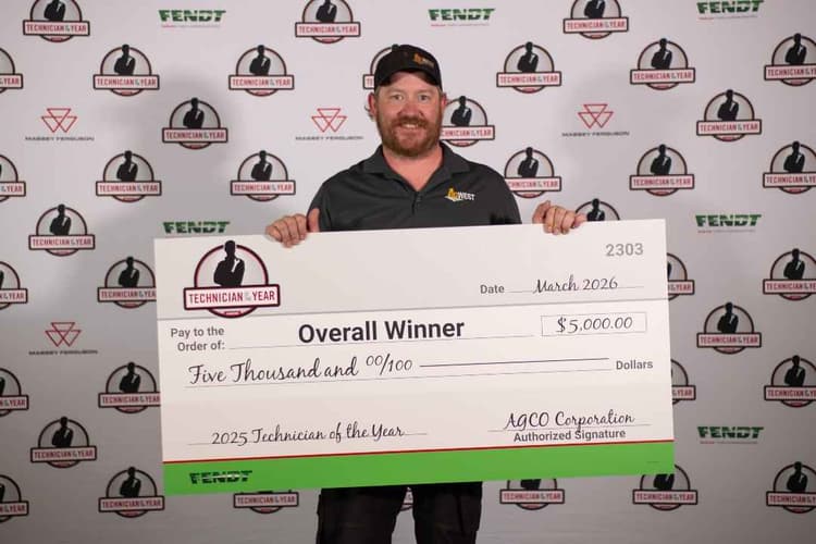 AGCO Names 2025 North American Technician of the Year