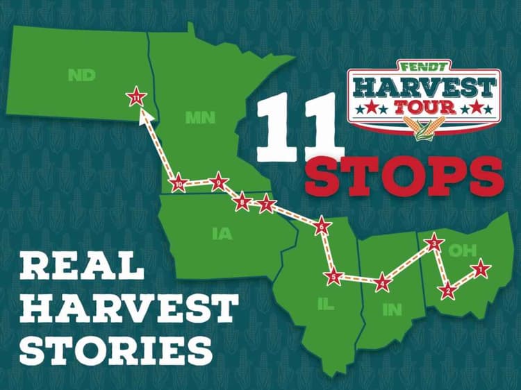 Fendt Harvest Tour Brings IDEAL Combine to 11 Farms